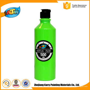 500MLCandised Green Künstler Acrylfarbe Produkte Eco freundliche Acrylfarbe